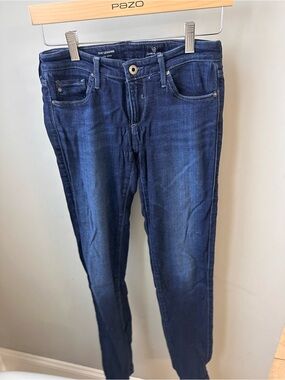 Ag Adriano Goldschmied Dark Blue Skinny Jeans